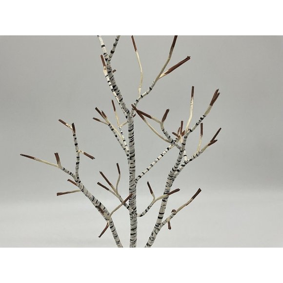 Department 56 Village Winter Birch Tree In original Box, Vintage 1990 Retired - Picture 13 of 16